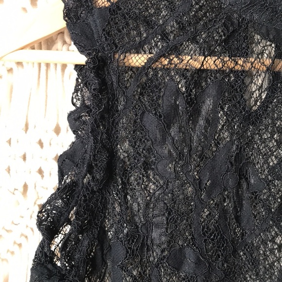 Who what wear lace high neck top sz XS - Picture 4 of 6